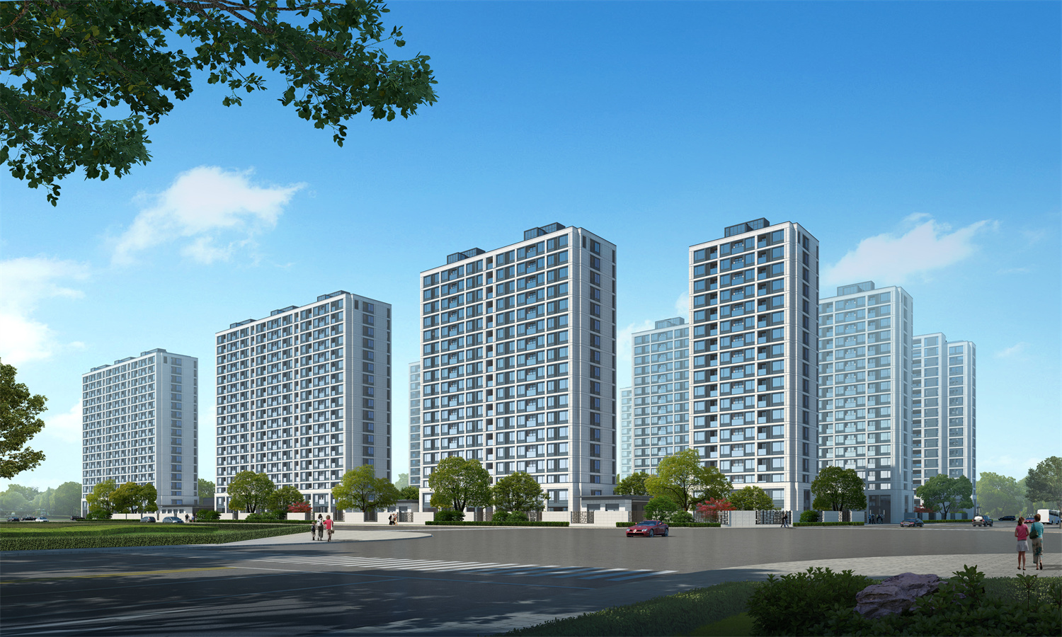 富强村改造工程效果图